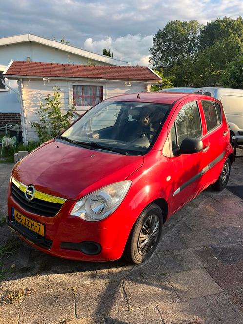 Opel Agila 1.0 12V 2009 Rood, Auto's, Opel, Particulier, Agila, Benzine, B, Hatchback, Handgeschakeld, Origineel Nederlands, Rood