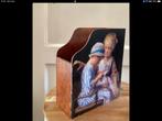 Vintage lectuur houder, met brocante afbeelding, Verzenden, Zo goed als nieuw