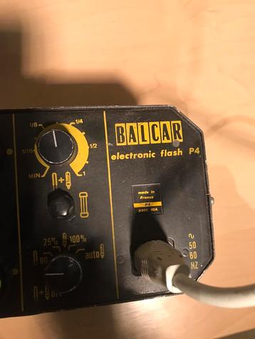 Balcar p4 flitsgenerator met lampkop