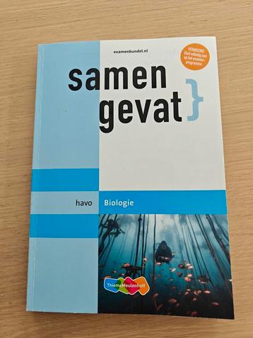 Samengevat examen bundel havo biologie. beschikbaar voor biedingen