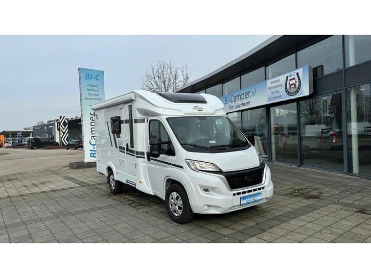 Carado T135 NAV/CAM-SAT/TV-NIEUWSTAAT, Caravans en Kamperen, Campers, Bedrijf, tot en met 2, Half-integraal, Carado, Fiat, Diesel