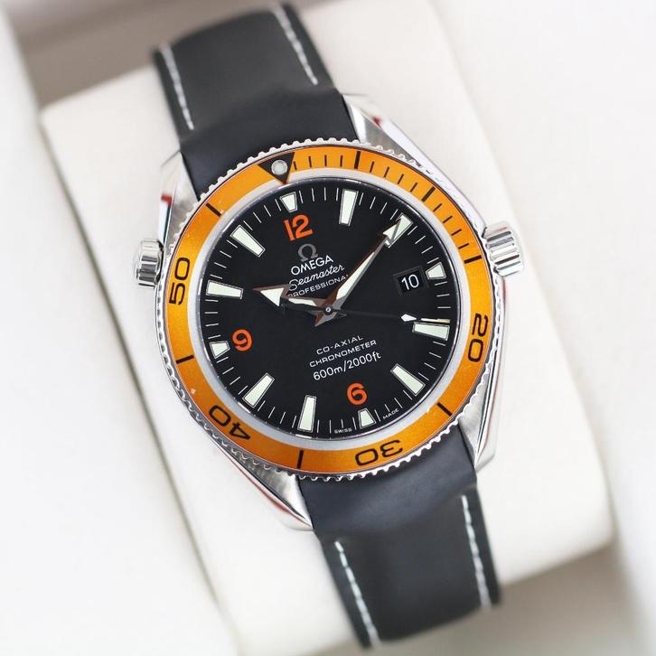 Omega Seamaster Planet Ocean 42 (Zeer goed/ 2013), Sieraden, Tassen en Uiterlijk, Horloges | Heren, Zo goed als nieuw, Polshorloge