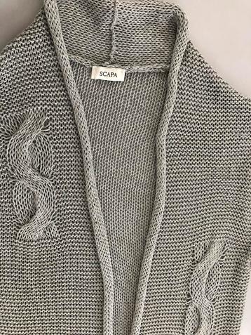 Scapa zilvergrijs lang vest, maat Large beschikbaar voor biedingen