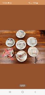 6 verschillende kop en schotel/6 Engelse koffie/thee kopjes, Antiek en Kunst, Antiek | Servies los, Ophalen of Verzenden