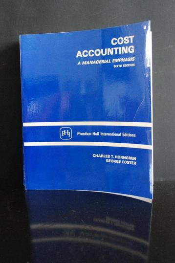 Cost Accounting - Horngren & Foster accountancy beschikbaar voor biedingen