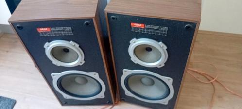 Akai SR-H30 Luidsprekers - Vintage Audio, Audio, Tv en Foto, Luidsprekers, Gebruikt, Front, Rear of Stereo speakers, Minder dan 60 watt