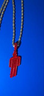 Billie Eilish Ketting Rood + Gratis Sticker!, Verzenden, Nieuw, Rood, Overige materialen