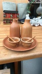 Potjes, Huis en Inrichting, Woonaccessoires | Dienbladen, Ophalen of Verzenden, Zo goed als nieuw, Rond, Overige materialen