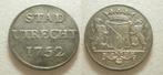 Utrecht Stad Duit 1752 zilver  -R - zeldzaam, Postzegels en Munten, Vóór koninkrijk, Zilver, Ophalen of Verzenden, Losse munt