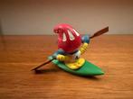 Kayak Smurf – met zwarte 4 als rugnummer, Verzamelen, Smurfen, Ophalen of Verzenden, Gebruikt, Overige Smurfen, Poppetje, Figuurtje of Knuffel