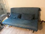 IKEA PS Slaapbank 160 x 200, Ophalen, Gebruikt, Blauw, Tweepersoons