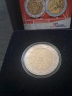 NEDERLAND ERASMUS €2 2022 PROOF IN BOX MET CERTIFICAAT, Ophalen of Verzenden, Koningin Beatrix, Euro's