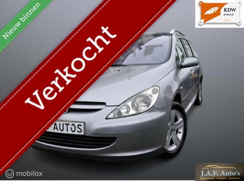 Peugeot 307 SW 2.0 Airco Cruise Nieuwe APK!, Auto's, Peugeot, Bedrijf, Te koop, ABS, Airbags, Airconditioning, Alarm, Boordcomputer