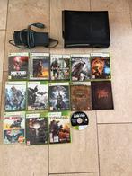 Xbox 360 met 14 games, Met games, Ophalen of Verzenden, Zo goed als nieuw, Zonder controller