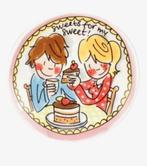 Blond Amsterdam Petit Four Bordjes - 12cm, Porselein of Keramiek, Schaal, Rond, Ophalen of Verzenden