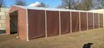 Opslagtent 10 x 50m zijwand hoogte 3.50m merk Haltec, Tuin en Terras, Ophalen, Overige typen, 6 meter of meer, 8 meter of meer