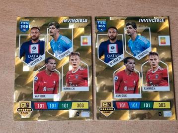 Panini Adrenalyn xl Fifa 365  Invincible card 2x beschikbaar voor biedingen