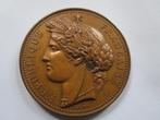 Bronzen penning Exposition Universelle Paris 1889 - Oudine, Verzenden, Brons, Buitenland