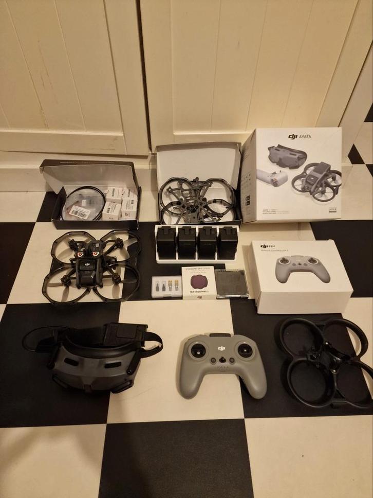 DJI Avata met 3.5 inch axis flying kit, Audio, Tv en Foto, Drones, Zo goed als nieuw, Drone met camera, Ophalen of Verzenden