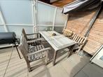 tuinset hardhout, Ophalen, 4 zitplaatsen, Gebruikt, Hardhout