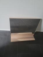 Moderne Rechthoekige Spiegel met Plank, Huis en Inrichting, Woonaccessoires | Spiegels, Ophalen, Zo goed als nieuw, Minder dan 100 cm