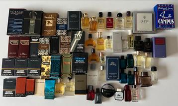 Vintage Miniatuur Miniaturen Parfum Collectie Heren beschikbaar voor biedingen