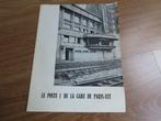 Frans SNCF, boekje verkeersleiding Gare de Paris-Est, 1962, Verzenden, Gebruikt, Trein, Boek of Tijdschrift
