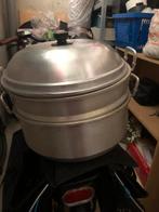 Stoompan groot ( 26 cm), Ophalen, Zo goed als nieuw, Gietijzer, Koekenpan of Braadpan