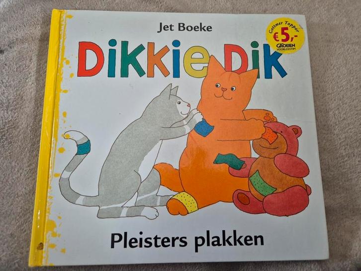Boek Dikkie dik pleisters plakken. Jet Boeke sinterklaas, Boeken, Kinderboeken | Baby's en Peuters, Zo goed als nieuw, Ophalen of Verzenden
