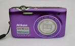 Nikon Coolpix S3100 - Paars, Audio, Tv en Foto, Fotocamera's Digitaal, Compact, Ophalen of Verzenden, Zo goed als nieuw, 4 t/m 7 keer