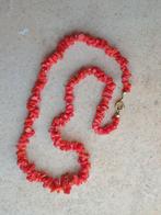 mooie oude koraal ketting, Sieraden, Tassen en Uiterlijk, Antieke sieraden, Ophalen of Verzenden, Overige materialen, Ketting