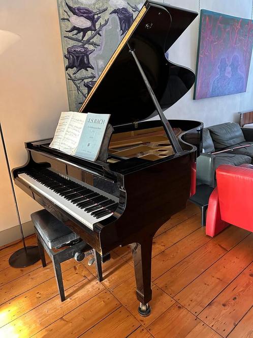 Yamaha G5 1976 vleugel, Muziek en Instrumenten, Piano's, Gebruikt, Vleugel, Zwart, Ophalen