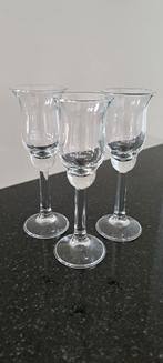 3 leuke borrelglaasjes van Doelfray, Verzamelen, Glas en Borrelglaasjes, Nieuw, Borrel- of Shotglas, Ophalen