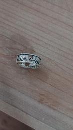 Ring olifantjes, zilver 925. Maat 19,5 / 20., 19 tot 20, Nieuw, Ophalen of Verzenden, Dame of Heer