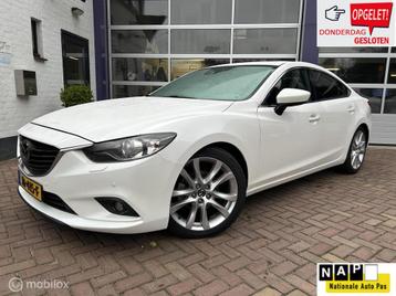 Mazda 6 2.2D HP GT-M * AUTOMAAT * NAVIGATIE * LEDER * beschikbaar voor biedingen