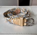 Gekleurde riem van terstal maat 95, Minder dan 3 cm, 80 tot 90 cm, Terstal, Wit