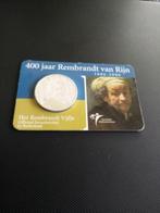 2006 Het zilveren Rembrandt van Rijn vijfje in coincard, Euro's, Ophalen of Verzenden, Koningin Beatrix