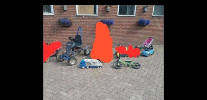 Diverse buiten speelgoed traptractor Skelter fiets loopauto, Kinderen en Baby's, Speelgoed | Buiten | Accuvoertuigen, Gebruikt