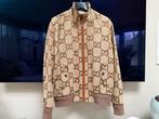 Gucci Jumbo GG Canvas Jacket, Kleding | Heren, Jassen | Winter, Maat 48/50 (M), Beige, Ophalen of Verzenden, Zo goed als nieuw