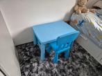In perfecte staat ikea Mammut blauw stoel + tafel, Ophalen