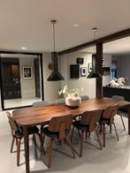 Walnoot Eetkamer Tafel (Sav & Okse) incl. 8 stoelen, Huis en Inrichting, Tafels | Eettafels, Ophalen, 100 tot 150 cm, 200 cm of meer