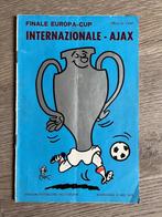Programma EC Finale 1972 Ajax-Internazionale, Ophalen of Verzenden, Gebruikt, Ajax, Boek of Tijdschrift