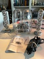 vintage design Harman Kardon Soundsticks 2 speaker set, Audio, Tv en Foto, Luidsprekers, Zo goed als nieuw, 120 watt of meer, Front, Rear of Stereo speakers