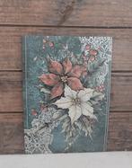 Vintage look kerst-kaart met kerststerren, Ophalen of Verzenden, 1980 tot heden, Ongelopen, Feest(dag)