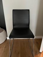 LILLÅNÄS eetkamerstoel zwart 4x, €30,- per stuk, Huis en Inrichting, Stoelen, Vier, Leer, Zo goed als nieuw, Zwart