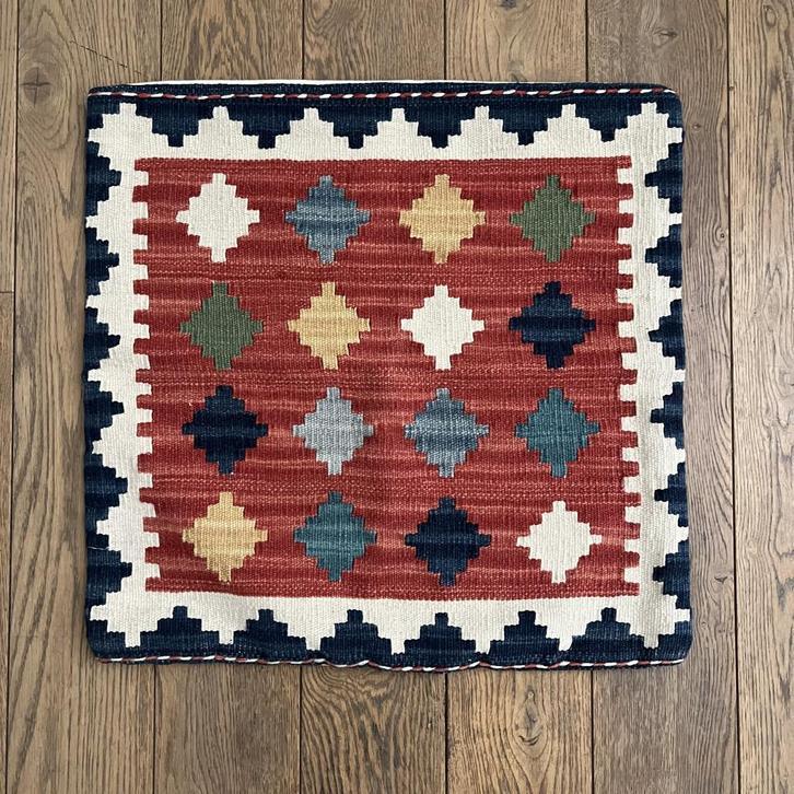 7 Kelim kussen hoezen, eclectische inrichting., Huis en Inrichting, Woonaccessoires | Kussens, Zo goed als nieuw, Overige kleuren