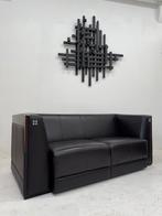 Art Deco Leren Bank Schuitema - Geweldige Staat!, Ophalen, Art deco, Driepersoons, Zo goed als nieuw