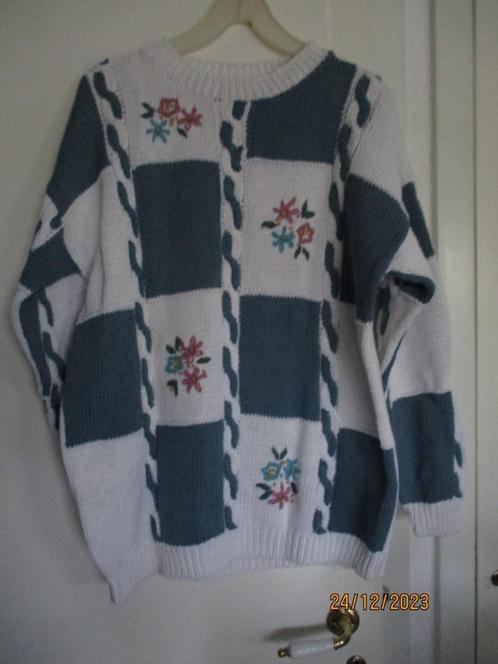 Bijzondere trui  met geborduurde details Ruimvallend, Kleding | Dames, Truien en Vesten, Zo goed als nieuw, Maat 38/40 (M), Overige kleuren