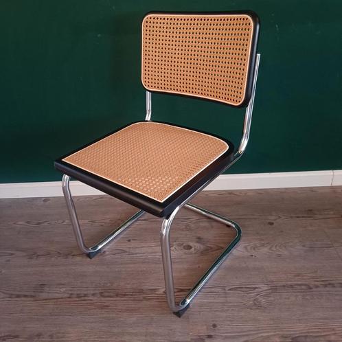 12x Cesca Breuer buisframe webbing eetkamer stoelen zwart, Huis en Inrichting, Stoelen, Nieuw, Vijf, Zes of meer stoelen, Hout