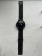 Zwarte Donna Mae horloge, Overige merken, Gebruikt, Staal, Polshorloge